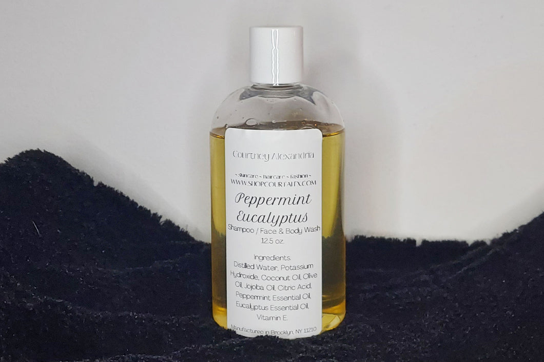 Peppermint Eucalyptus Shampoo / Face & Body Wash